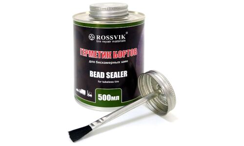 Герметик бортов шин ROSSVIK Bead Sealer, с кистью, банка 500мл, арт. GB.05.K.X.2