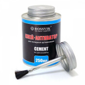 Клей-активатор ROSSVIK, для холодной вулканизации, с кистью, банка 250мл, арт. K.025.K.2