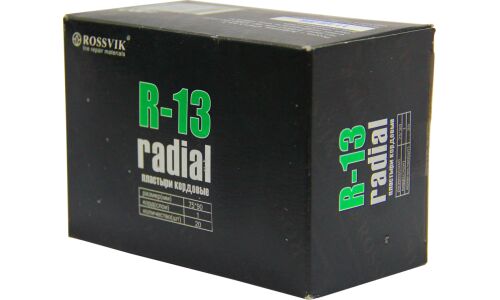 Заплатки ROSSVIK R-13, прямоугольные, кордовые (1 слой), для ремонта шин, 75х90мм, арт. R.13.B.20.