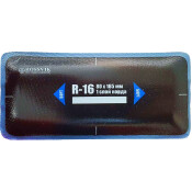 Заплатки ROSSVIK R-16, прямоугольные, кордовые (1 слой), для ремонта шин, 80х165мм, арт. R.16.B.10.