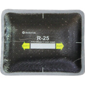 Заплатки ROSSVIK R-25, прямоугольные, кордовые (3 слоя), для ремонта шин, 115х145мм, арт. R.25.B.10.