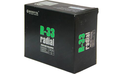 Заплатки ROSSVIK R-33, прямоугольные, кордовые (3 слоя), для ремонта шин, 100х125мм, арт. R.33.B.10.