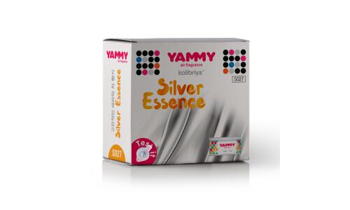 Ароматизатор на торпедо Yammy Silver Essence, меловой, арт. S027