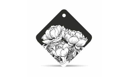 Ароматизатор подвесной Yammy «Квадрат» Dream of Spring (Цветочный), картон с пропиткой, арт. J026