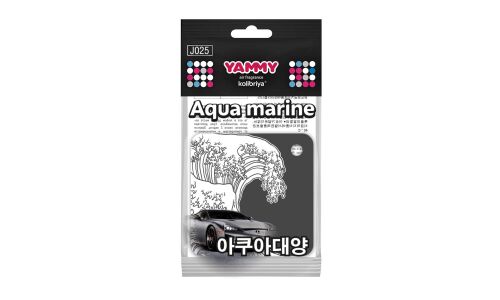 Ароматизатор подвесной Yammy «Квадрат» Aqua Marine (Морская свежесть), картон с пропиткой, арт. J025
