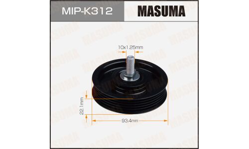 Ролик натяжителя ремня привода навесного оборудования, D4EA, G4JP, SIRIUS, SIRIUS2