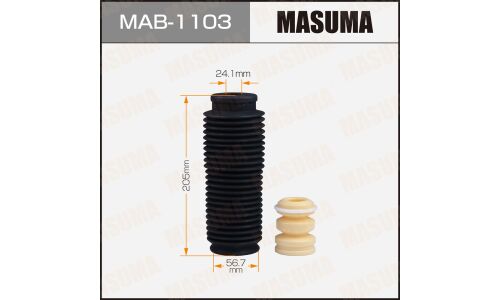 Защитный комплект амортизатора Masuma, передний, 1 пыльник + 1 отбойник, арт. MAB-1103