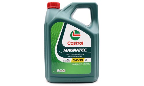 Масло моторное Castrol Magnatec 5w30, синтетическое, API SQ, ACEA C3, универсальное, 4л, арт. 3430663 (Корея)