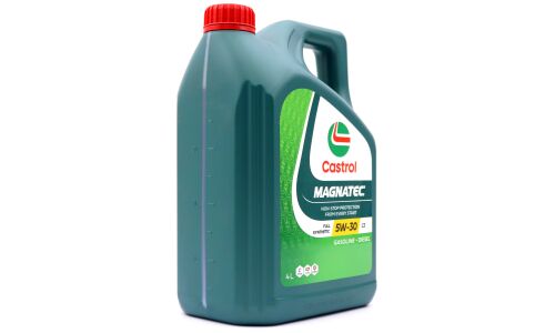 Масло моторное Castrol Magnatec 5w30, синтетическое, API SQ, ACEA C3, универсальное, 4л, арт. 3430663 (Корея)