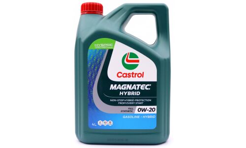 Масло моторное Castrol Magnatec Hybrid 0w20, синтетическое, API SP, ILSAC GF-6A, для бензинового двигателя, 4л, арт. 3430669 (Корея)
