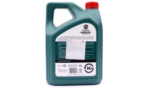 Масло моторное Castrol Magnatec Hybrid 0w20, синтетическое, API SP, ILSAC GF-6A, для бензинового двигателя, 4л, арт. 3430669 (Корея)