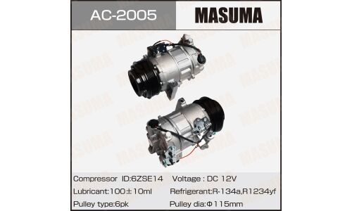 Компрессоры кондиционера MASUMA, X-TRAIL, QASHQAI / T32, J11E / MR20DD
