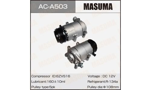 Компрессоры кондиционера MASUMA, FORD FOCUS, FOCUS C-MAX / DURATEC 1.6, ZETEC-S 1.6