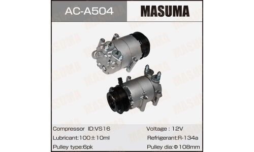 Компрессоры кондиционера MASUMA, FORD MONDEO, S-MAX / DURATEC FFV 2.0, DURATEC-HE 2.0