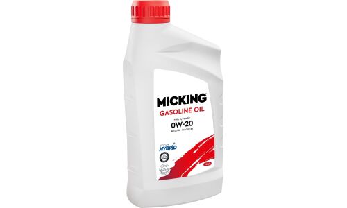 Масло моторное Micking Gasoline Oil MG1 0w20, синтетическое, API SP RC, ILSAC GF-6A, для бензинового двигателя, 1л, арт. M2116