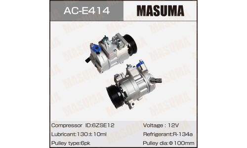 Компрессоры кондиционера MASUMA, AUDI A4, A6, Q5 / CAEB, CAGB, CDNC, CMEA