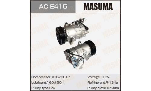 Компрессоры кондиционера MASUMA, RENAULT MEGANE III, SCENIC III / K4M, K9K
