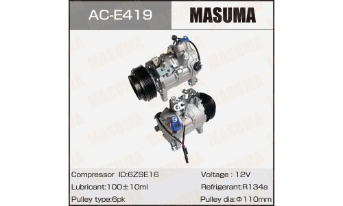 Компрессоры кондиционера MASUMA, BMW 3-SERIES (E92), 5-SERIES (F11), X1 (E84) / B37D15A, B48B20A