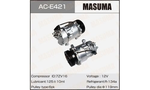 Компрессоры кондиционера MASUMA, SKODA OCTAVIA, VOLKSWAGEN GOLF / AZH, AQY, AEE, AEH