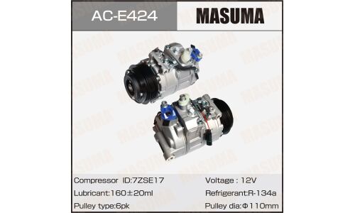 Компрессоры кондиционера MASUMA, MERCEDES-BENZ E-CLASS (W211), CLS (C219) / M272.964, OM648.961