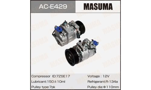Компрессоры кондиционера MASUMA, VOLKSWAGEN TOUAREG, AUDI Q7 / AZZ, BAA, BRJ