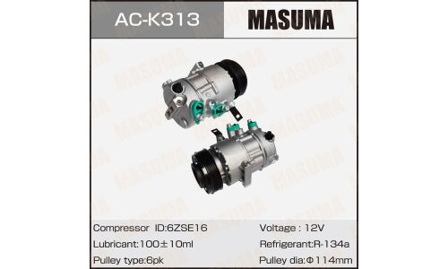 Компрессоры кондиционера MASUMA, HYUNDAI CRETA / 2.0L NU