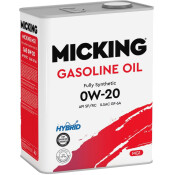 Масло моторное Micking Gasoline Oil MG1 0w20, синтетическое, API SP RC, ILSAC GF-6A, для бензинового двигателя, 4л, арт. M2117 Масло моторное Micking Gasoline Oil MG1 0w20, синтетическое, API SP RC, ILSAC GF-6A, для бензинового двигателя, 4л, арт. M2117