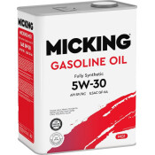 Масло моторное Micking Gasoline Oil MG1 5w30, синтетическое, API SP RC, ILSAC GF-6A, для бензинового двигателя, 4л, арт. M2128 Масло моторное Micking Gasoline Oil MG1 5w30, синтетическое, API SP RC, ILSAC GF-6A, для бензинового двигателя, 4л, арт. M2128
