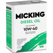 Масло моторное Micking Diesel Oil PRO1 10w40, синтетическое, API CJ-4, ACEA E7/A3/B3, JASO DH-2, для дизельного двигателя, 4л, арт. M1134 Масло моторное Micking Diesel Oil PRO1 10w40, синтетическое, API CJ-4, ACEA E7/A3/B3, JASO DH-2, для дизельного двигателя, 4л, арт. M1134