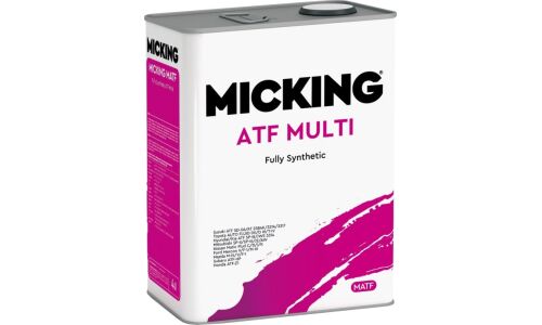 Масло трансмиссионное Micking ATF Multi, синтетическое, универсальное, для АКПП, 4л, арт. M4127