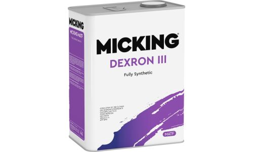 Масло трансмиссионное Micking ATF Dexron III, синтетическое, для АКПП и ГУР, 4л, арт. M4117