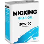 Масло трансмиссионное Micking Gear Oil 80w90, синтетическое, API GL-5/MT-1, для МКПП, раздаточных коробок и мостов, 4л, арт. M5134