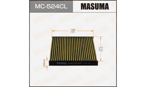 Фильтр салонный Masuma, угольный, арт. MC-524CL