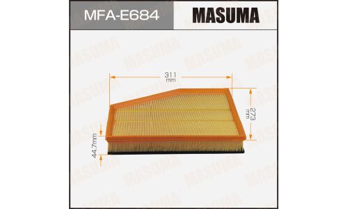 Фильтр воздушный Masuma, арт. MFA-E684