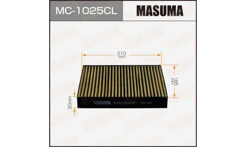 Фильтр салонный Masuma, угольный, арт. MC-1025CL