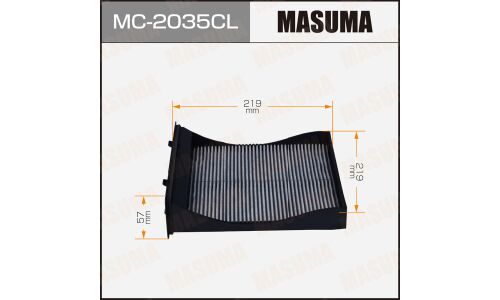 Фильтр салонный Masuma, угольный, арт. MC-2035CL