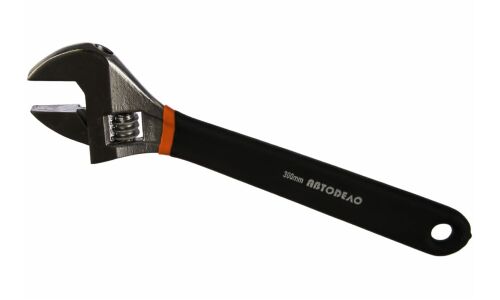 Ключ разводной Автодело, с прорезиненной ручкой, раскрытие до 36мм, длина 300мм, арт. АД-30430