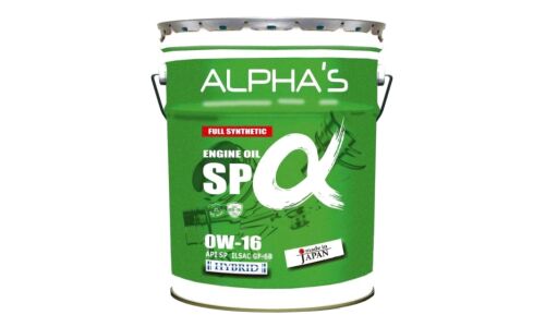 Масло моторное ALPHA'S Engine Oil 0w16, синтетическое, API SP, ILSAC GF-6B, для бензинового двигателя, 20л, арт. 810046