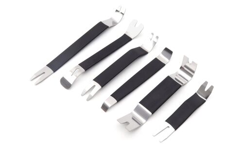 Набор инструментов для демонтажа обшивки салона, металлические, комплект 6 предметов