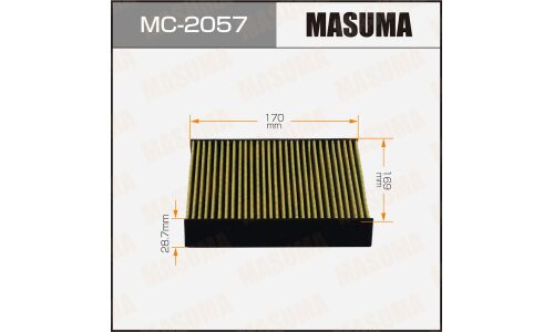 Фильтр салонный Masuma, арт. MC-2057