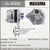 Генератор MASUMA, HONDA / L12B1, L12B2, L13Z1, L15A7 (14V/80A)
