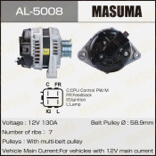 Генератор MASUMA, HONDA / K24Z2, K24Z3 (14V/130A)