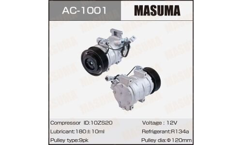 Компрессоры кондиционера MASUMA, LAND CRUISER, LX570 / URJ202L, URJ201L / 1URFE, 3URFE