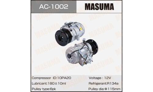 Компрессоры кондиционера MASUMA, LAND CRUISER, LX470 / UZJ100L / 2UZFE
