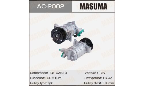 Компрессоры кондиционера MASUMA, NOTE, MICRA / E11E, K12E / HR15DE, HR16DE