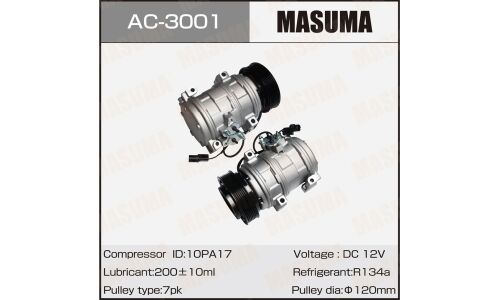 Компрессоры кондиционера MASUMA, PAJERO / V87W / 6G75, 6G72