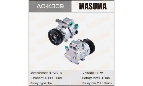 Компрессоры кондиционера MASUMA, HYUNDAI SANTA FE III / THETA2