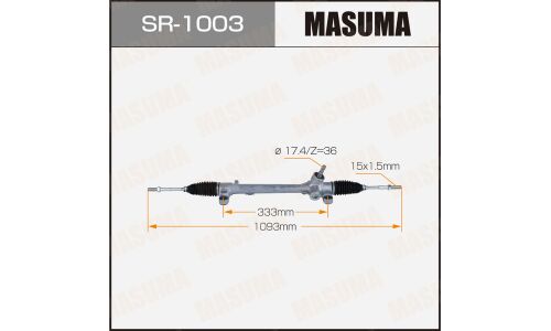 Рейка рулевая Masuma, для Toyota Corolla / Allex / Corolla Fielder (правый руль), арт. SR-1003