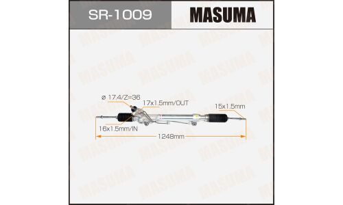 Рейка рулевая MASUMA, HILUX SURF, LAND CRUISER PRADO / KDN215W, KDJ120W RHD (правый руль)