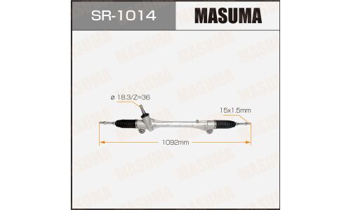 Рейка рулевая Masuma, для Toyota Camry (правый руль), арт. SR-1014